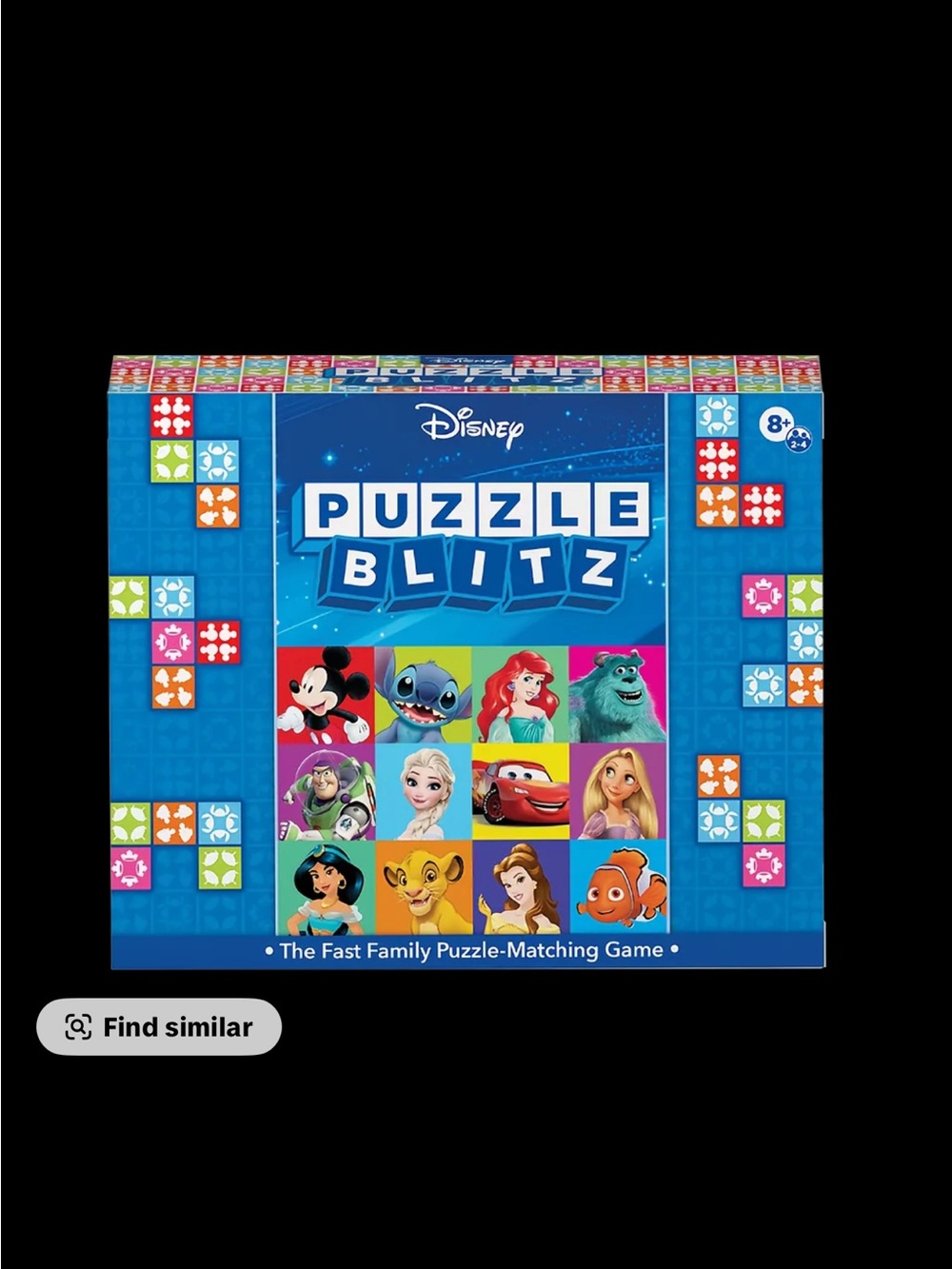 BRAND NEW NEVER USED. Disney Puzzle Blitz Kids Matching Game - Blue
